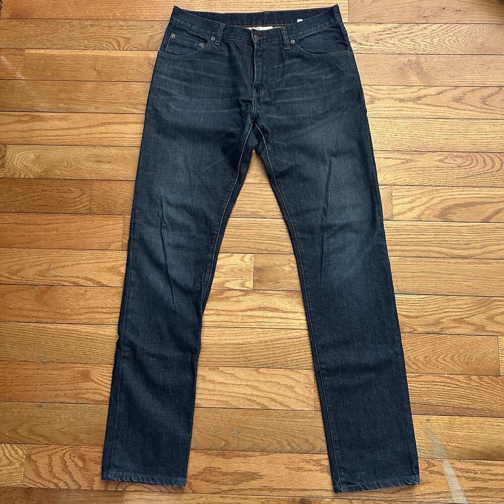 Raleigh Denim Martin Dark Wash Stretch Handcrafted Jeans 32x32